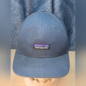 Patagonia Netplus Trucker Baseball Cap Hat Adjustable Snapback Blue Mesh OS